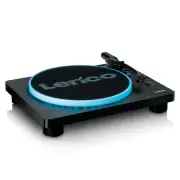 Lenco Turntable with LED Lights & Built-in Speakers LS-50LED