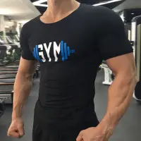 在飛比找蝦皮購物優惠-GYM-肌肉兄弟 專業運動服飾 健身運動T恤 純棉 柔軟 吸