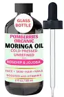 Organic Cold-Pressed Moringa Oil with Rosehip & Jojoba Oils for Hair & Skin Care