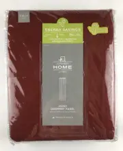 ~NEW~ JCP Home Jenner Lined Grommet Curtain Panel 40x108” - Rustic Red
