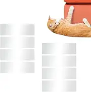 AIMALL Cat Scratch Guard Stickers for Furniture - 14"x18.5" (14 * 47cm) Clear Vinyl Protectors, Self-Adhesive Anti-Scratch Pads for Sofa, Couch, Chairs, Invisible Pet Damage Prevention