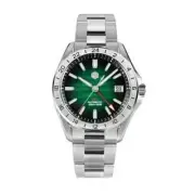 New 2024 San Martin Green Sand GMT Watch 39mm Automatic Steel 100M Seiko NH34