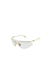 Bottega Veneta Eyewear Knot Shield Sunglasses One size White