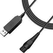 15V HQ8505 Shaver Charger Cable for Philips Norelco HQ8505 7000 5000 3000 Series, OneBlade QP6520 QP6530 QP6510, USB Philips 15V Electric Shaver Charger HQ8505 QP6510