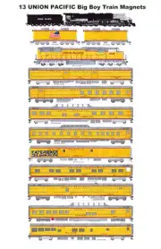Union Pacific Big Boy #4014 2022 Train 13 magnets Andy Fletcher
