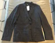 NWT Paul Smith Italy Mens Soho Slim Fit Plaid Wool Blend Jacket 52 42R 42L $895