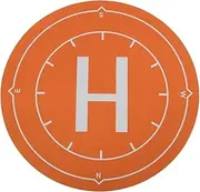 Waterproof Damping Landing Field Pad Fine Workmanship Drone Landing Mat Cushioning Outdoor UAV Landing Pad Orange Color 50cm/19.7in