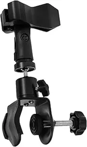 Sosoport 1Set Microphone Mount Clamp Adapter for Saxophone Durable Construction Easy Installation Versatile Use Concerts Securely Holds Microphones