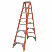 Renegade RISTEP8-FG - Double Side Fibreglass Step Ladder 8ft