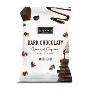 Safe + Fair Drizzled Popcorn Dark Chocolaty Drizzled Popcorn, 5.5 Ounce, 6 Per