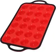 HEALEEP Silicone Mini Muffin Pan Easy Release Clean for Baking Mini Cupcakes Muffins Cheesecakes