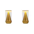 Metal Table Lamp Touch Sensor Rechargeable Atmosphere Light Home Room Decoration