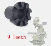Milling Machine Gearshaft Clutch Insert Combining Tooth 9 Teeths CNC Mill Part