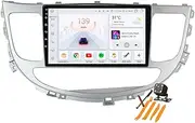 Car Stereo Android 13.0 Radio for Rohens Genesis 2008-2013 GPS Sat Navigation 9'' Touchscreen DVD Multimedia Video Player FM BT Receiver with Carplay 4G 5G WiFi DSP SWC,Y200s