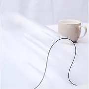 Transparent Table Protector, 14 x 34 Length, Rectangle, 5.0 mm Thick, Oil and Waterproof, Easy to Clean, Odourless, Outdoor Tablecloth, Transparent, Ideal for Kitchen, Living Room and Garden, Glossy
