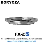 BORYOZA FX-Z Auto Focus Adapter for fujifilm X Mirrorless Lens to Nikon Z Mount