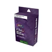 Pack of 60 Deck Guard Sleeves - Elite2 - Small - Gloss - Green
