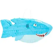 Shark Pinata for Kids Birthday Party, Pool Party (Small, 16.5x3.2x7 In)