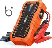 AstroAI S8 Pro Car Jump Starter Power Bank, 3000A Portable Car Battery Jump Starter for 12V Vehicles Up to 9.0L Petrol & 7.0L Diesel Engines (Orange)