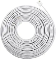 OKUMEYR Telephone Cable Core Extension Cord for Landline Phones High Performance Telephone Line for Office and Home Use Reliable Connection for Fax Machines and Modems