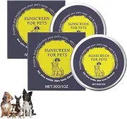 SPF 50 Sun Protection Balm For Pets, 2pack Moisturising Sunscreen For Dogs And Cats, Long Lasting Skin Soother Cat Sun Cream, Mild SunProtection Butter Balm For Dog Cat Paw, Nose, Body