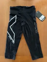 2XU Women's Hyoptik Mid-Rise Trml Compression 3/4 Tights EXTRA SMALL