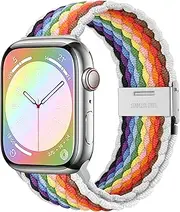 SUIMUMU Compatible with Apple Watch Bands Ultra 49mm 45mm 44mm 41mm 40mm,Elastic Loop Strap for Ultra IWatch Band Series 8 7 6 5 4 SE(44mm/45mm/49mm,#29)
