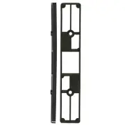 Rolltrak Black Sliding Door Spacer Plate