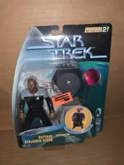 Vintage Star Trek Captain Benjamin Siskin Action Figure New In Package