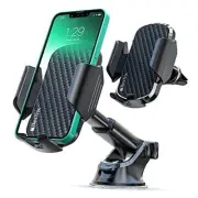 3-in-1 Universal Car Phone Mount Holder - Strong Suction for Dashboard &