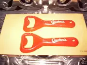 Czechvar Metal Beer Bottle Openers 2 New Budvar Bud