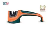 NEW ACCU ACCUSHARP 039C ORANGE PULL THROUGH DIAMOND CERAMIC KNIFE SHARPENER