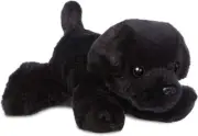 Aurora, 31295, Mini Flopsies Blackie Black Labrador Dog, 8in, Soft Toy, 8