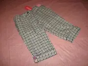 Gymboree Imaginary Friends Houndstooth Check Cropped Pants Knickers Sz 6 NWT