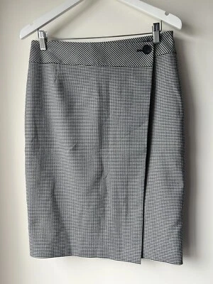 DAVID LAWRENCE Women’s Wrap Gingham Skirt Size 10 BRAND NEW RRP $99