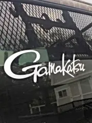 Gamakatsu Hooks Window Decal Truck Car Bass Boat Tackle Box Back Porch Door!