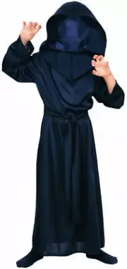 Kids Hidden Face Robe Costume Halloween Concept Rubies 881054 Medium Large Black