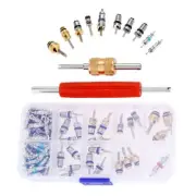 Must Have Car AC Repair Tool Box Set 102 Piece Air Conditioning Valve Core Kit