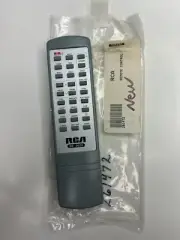 RCA RS2025 Compact Shelf Stereo System Replacement Remote Control Silver OEM NOS