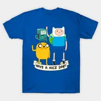 在飛比找蝦皮購物優惠-Finn Jake BMO T 恤 T 恤