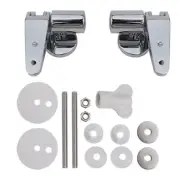 Enhance Your Bathroom with Chrome Toilet Base Hinges Soft Close Fittings