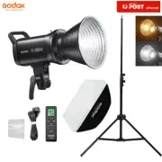 Godox SL100Bi Bi-Color LED Video Light with RC-A6 + 60*60cm Softbox + Stand