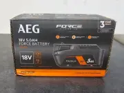 AEG 18V 5.0AH FORCE BATTERY A18FB5 *NEW*