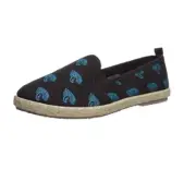 FOCO NFL Women's Jacksonville Jaguars Espadrille Canvas Shoe