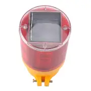 (Red)Flashing LED Warning Signal Light Solar Power Emergency Security Alarm S MG