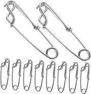 Boat Fishing Essentials 10pcs Stainless Steel Snap Clips Fishing Line Connectors Quick