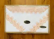 Baroness Vintage Double Bed Sheet Set Embroidered Boxed 1970s 100% Cotton NWT