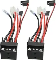 Binxind 2X for 320A Brushed Brush Motor Speed Controller ESC F. 1/10 1/12 RC Truck Car Boat