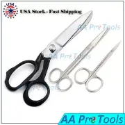 UPHOLSTERY Tailor Scissor Set Tailoring Dressmaking Sheer Fabric Craft Cut-PICK