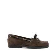 [Atp Atelier] Atp Atelier Lace-up Suede Loafers 39 IT BROWN